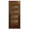 Codel Doors 36" x 80" Fir Grain Shaker Exterior Fiberglass Door 3068RHISPFG5PSHK691610BB - alternate 1